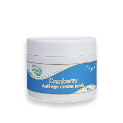 CRANBERRY Anti-Age Cream Mask - Омолоджуюча маска для обличчя з журавлиною, 300 г