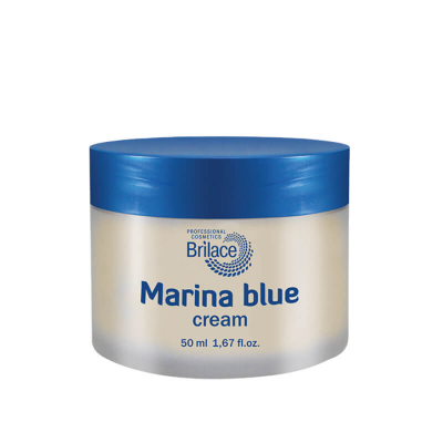 Денний зволожуючий крем для обличчя з екстрактом ламінарії - Marina Blue Cream, 50 мл